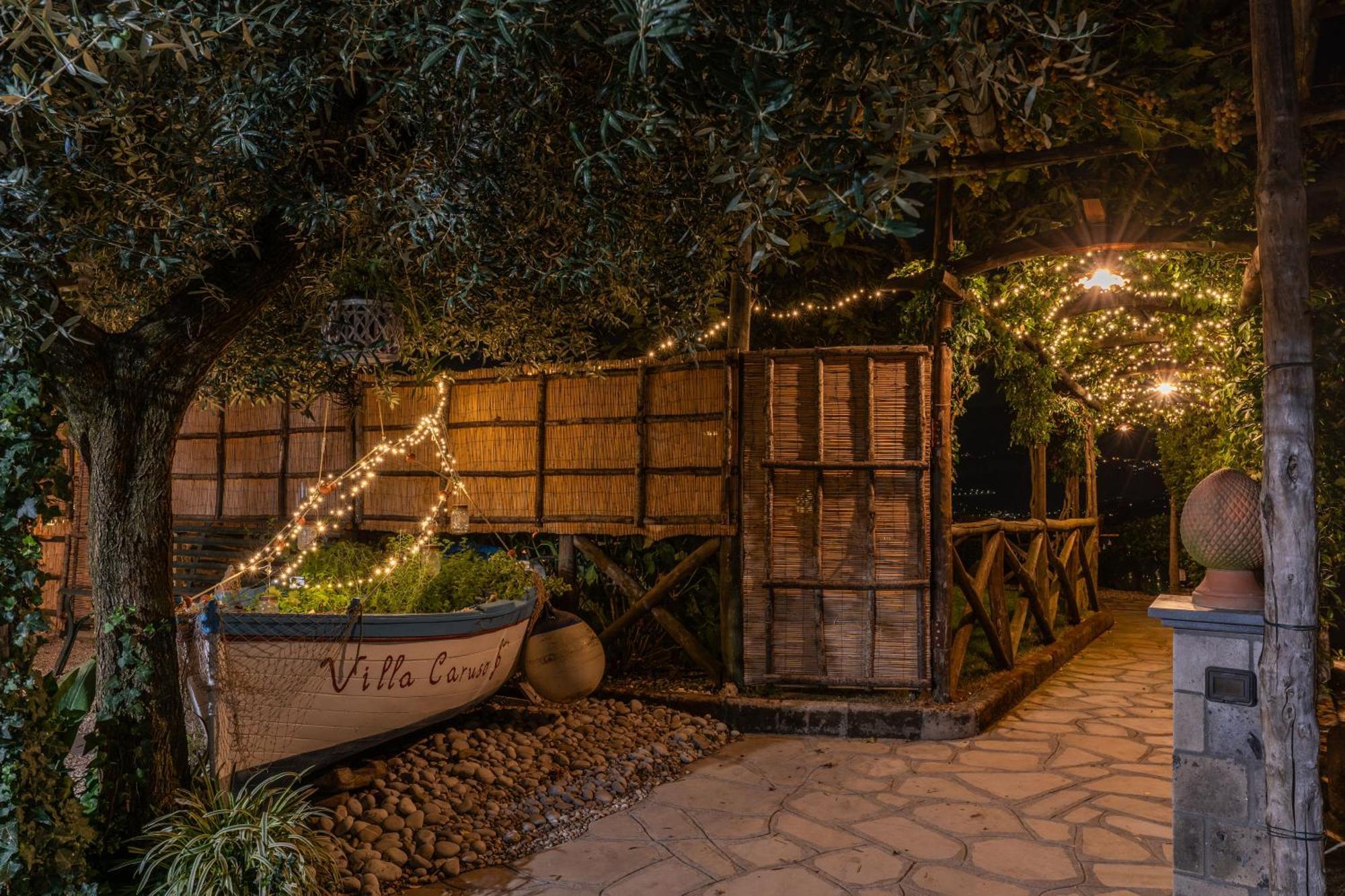 Villa Caruso Private Heated Pool & Sea View Sorrento Bagian luar foto